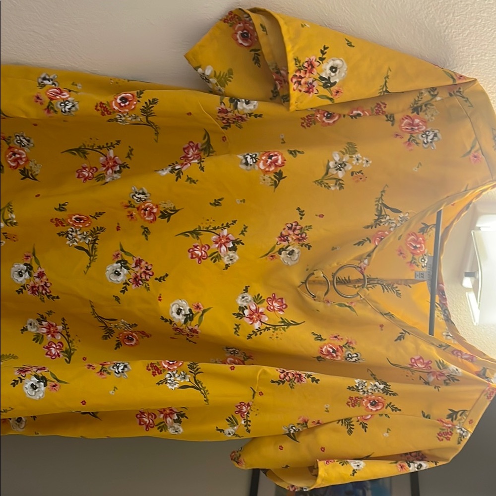 Floral Yellow Dress